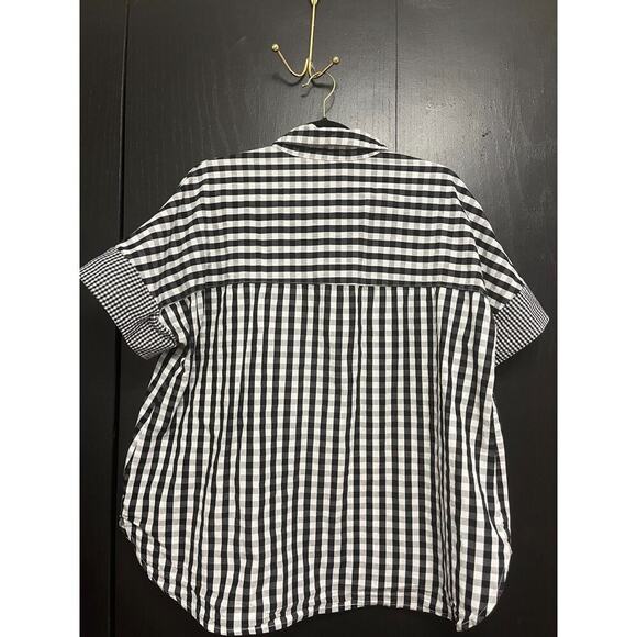 Buffalo Check Short Sleeve Button-Up Shirt 2XL - Picture 4 of 4